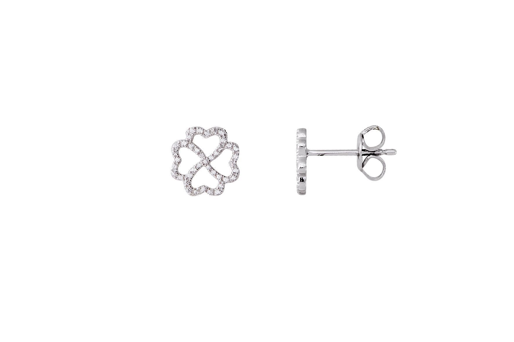 XENOX Ohrstecker - Happy Hour - Kleeblatt - XS2938