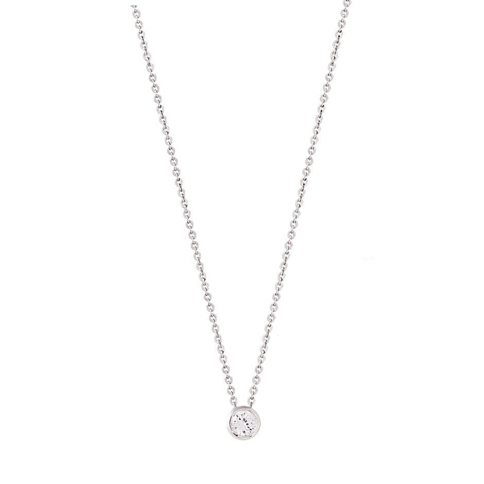 XENOX Collier - Silver Circle Zargenfassung - XS7281